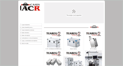 Desktop Screenshot of cajasdealuminio.com